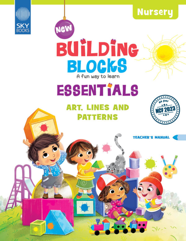 Building Blocks Essential Nursery Art Line & Pattern